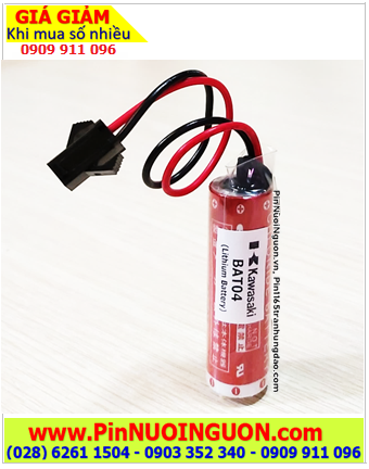 KAWASAKI BAT04-K _Pin nuôi nguồn KAWASAKI BAT04-K lithium 3.6v chính hãng (Xuất xứ NHẬT)